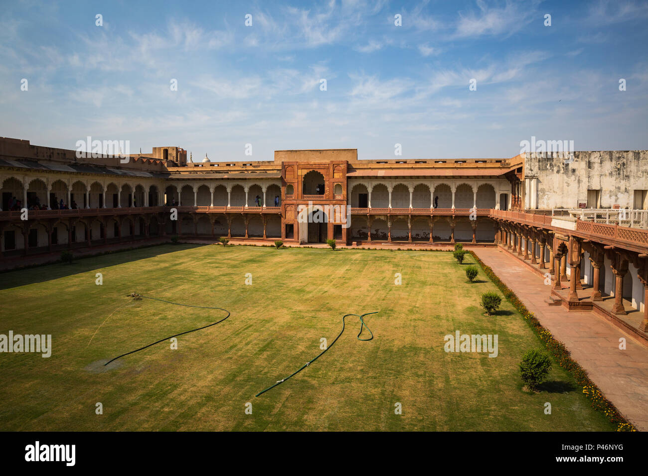 Fort With Spring Red fort in Agra at spring Stock Photo - Alamy