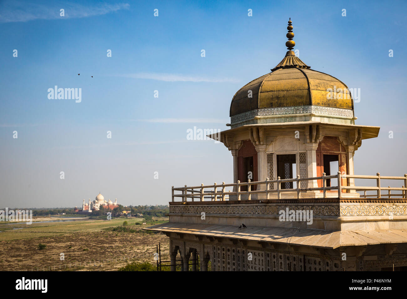 Fort With Spring Red fort in Agra at spring Stock Photo - Alamy