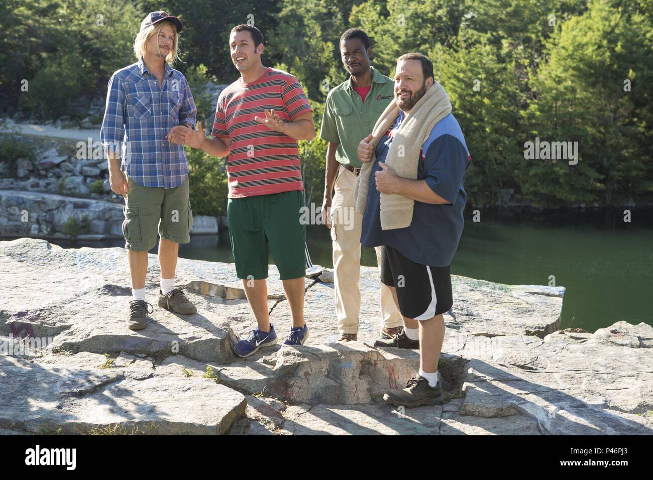 Original Film Title: GROWN UPS 2.  English Title: GROWN UPS 2.  Film Director: DENNIS DUGAN.  Year: 2013.  Stars: ADAM SANDLER; KEVIN JAMES; DAVID SPADE; CHRIS ROCK. Credit: COLUMBIA PICTURES / Album Stock Photo