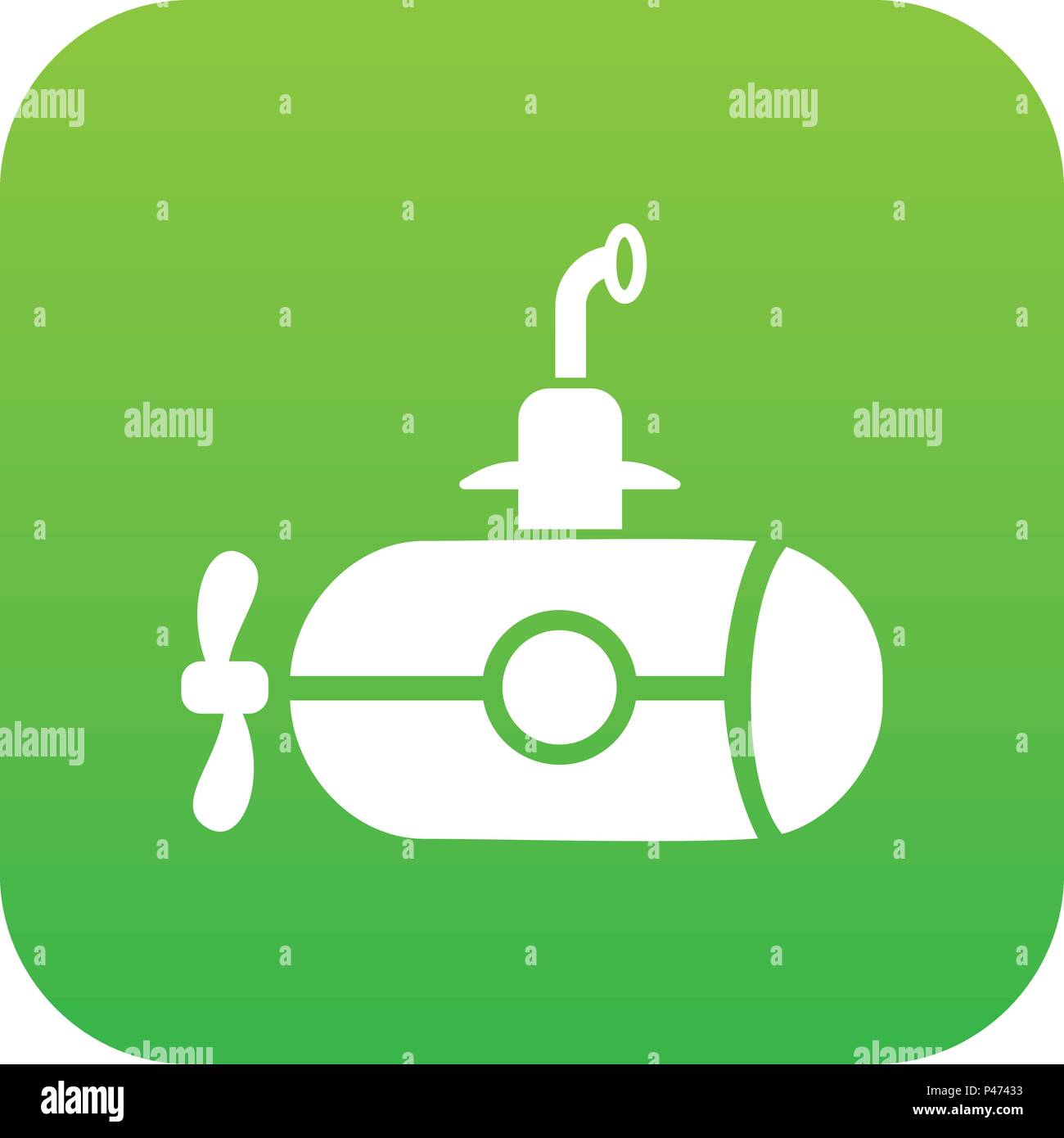 Bathyscaphe with screw icon, simple style Stock Vector Image & Art - Alamy
