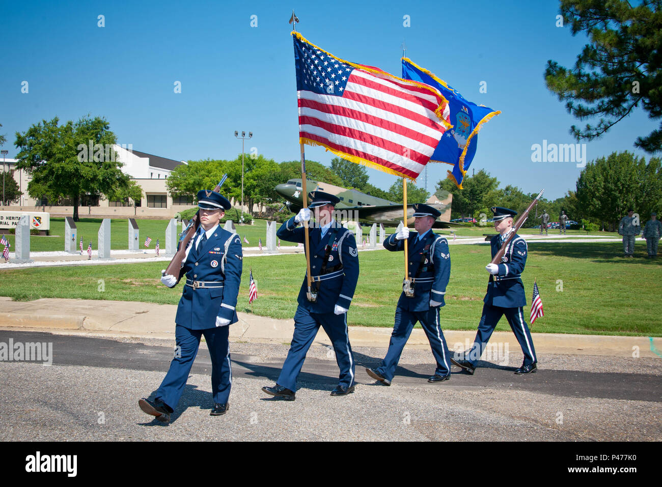 Maxwell AFB Gunter Annex, AL The MaxwellGunter Honor Guard posts