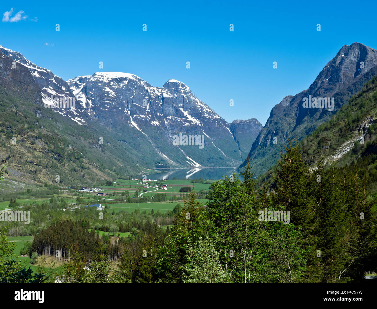 Fjords Spring Norwegian fjords waterfalls hi-res stock photography and images - Alamy