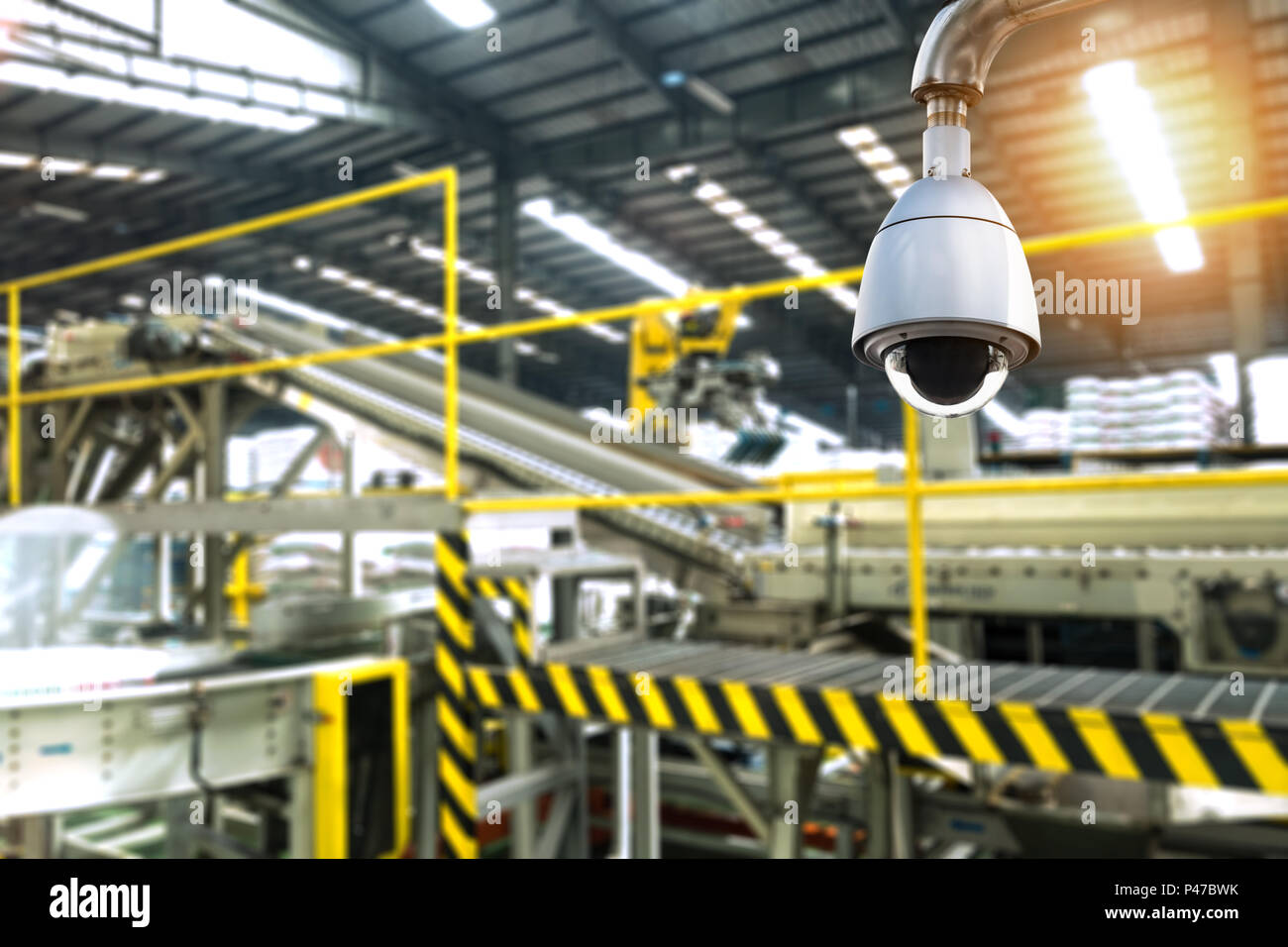 Machine Learning analytics identify person technology , Artificial intelligence concept. Cctv , security camera and Software ui analytics behavior and Stock Photo