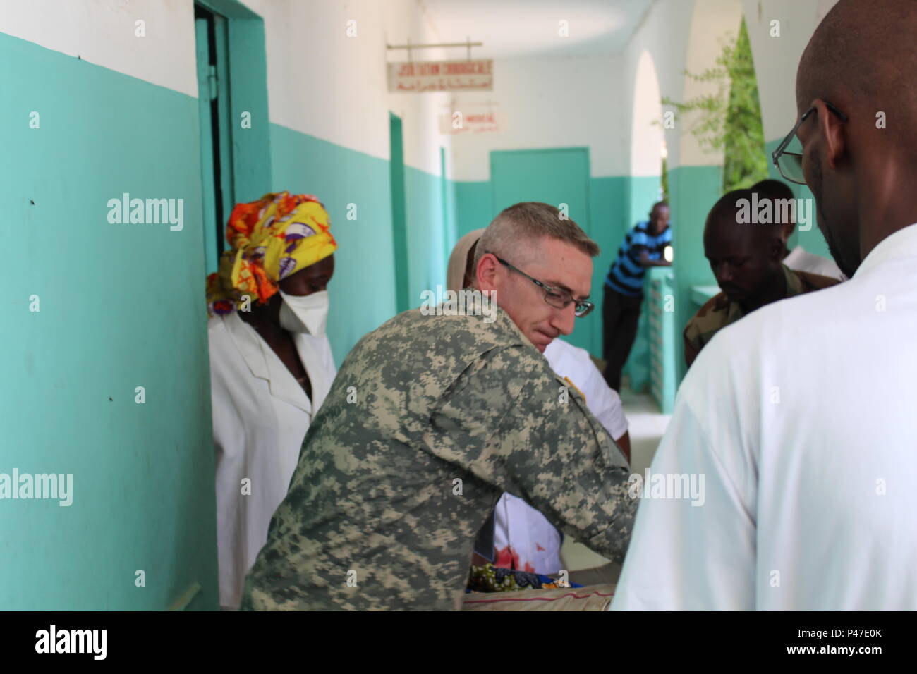 U.S. Army Reserve Staff Sgt. David DeMarest, an emergency care sergeant