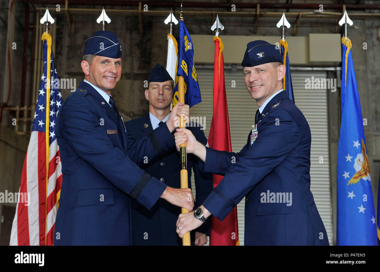 U.S. Air Force Brig. Gen. passes command of the 18th Operations Group ...