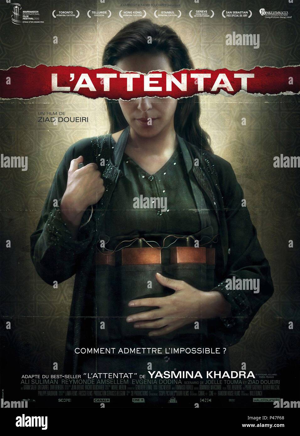 Original Film Title: L' ATTENTAT. English Title: ATTACK, THE. Film  Director: ZIAD DOUEIRI. Year: 2012. Credit: 3B PRODUCTIONS / Album Stock  Photo - Alamy