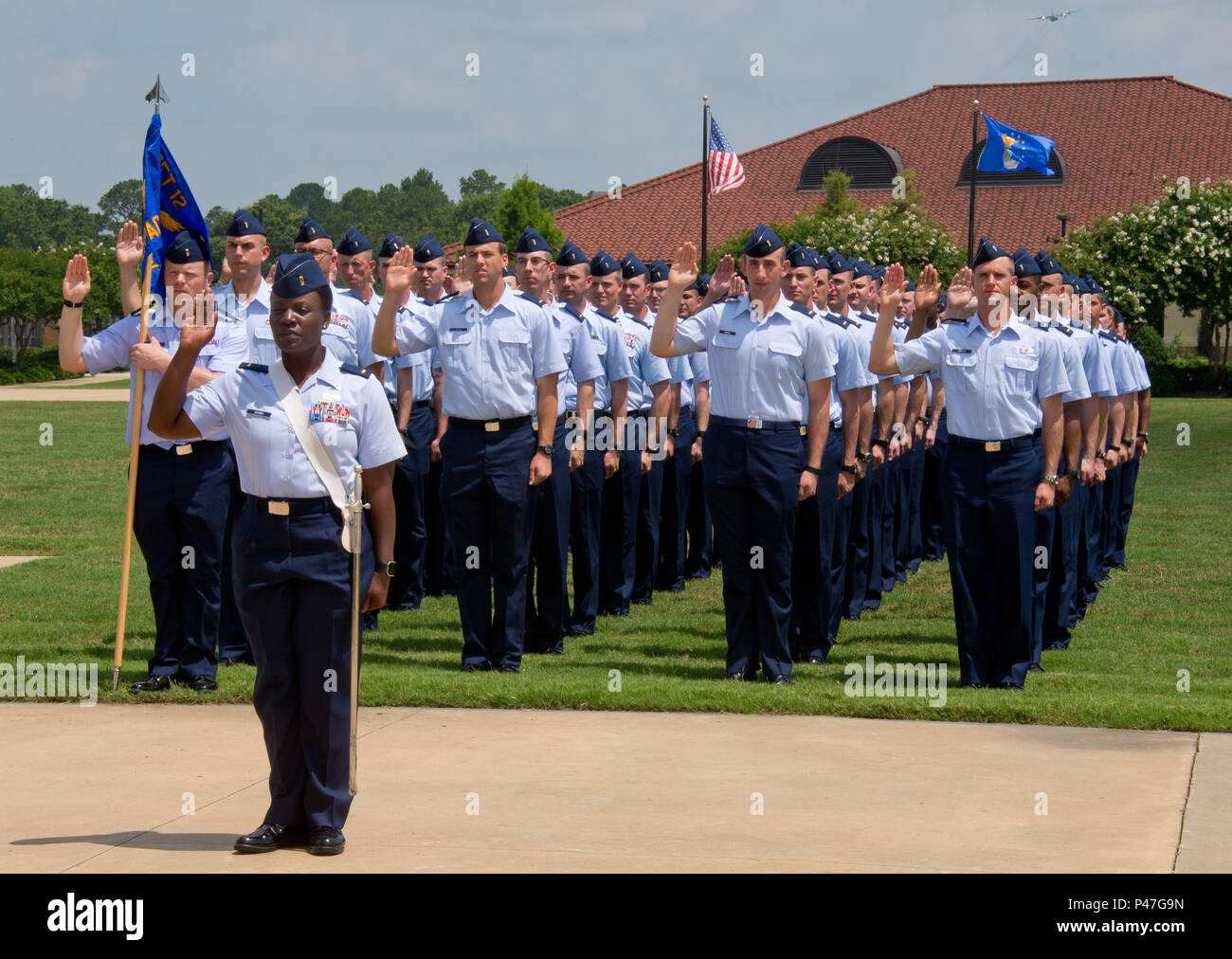 Maxwell AFB, Ala. Officer Training School cadets in OTS class 1607