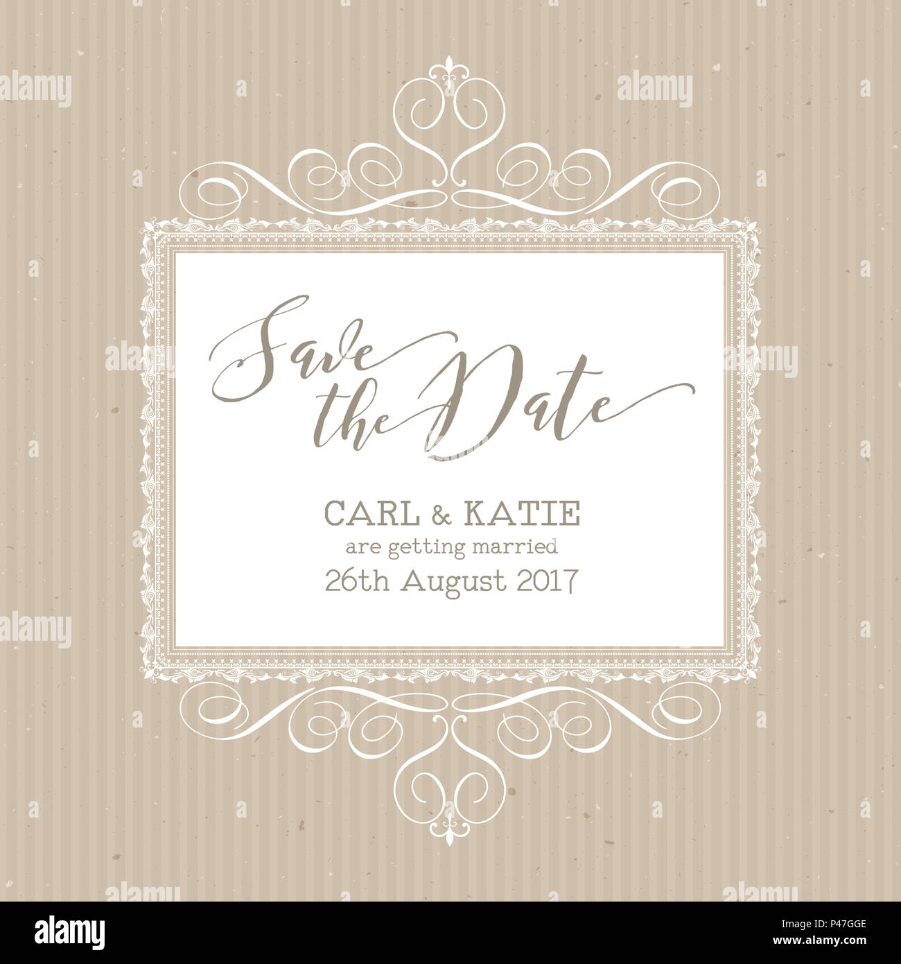 Save The Date Invitation Design Stock Photo Alamy Save The Date Invitation Design Stock Photo Alamy