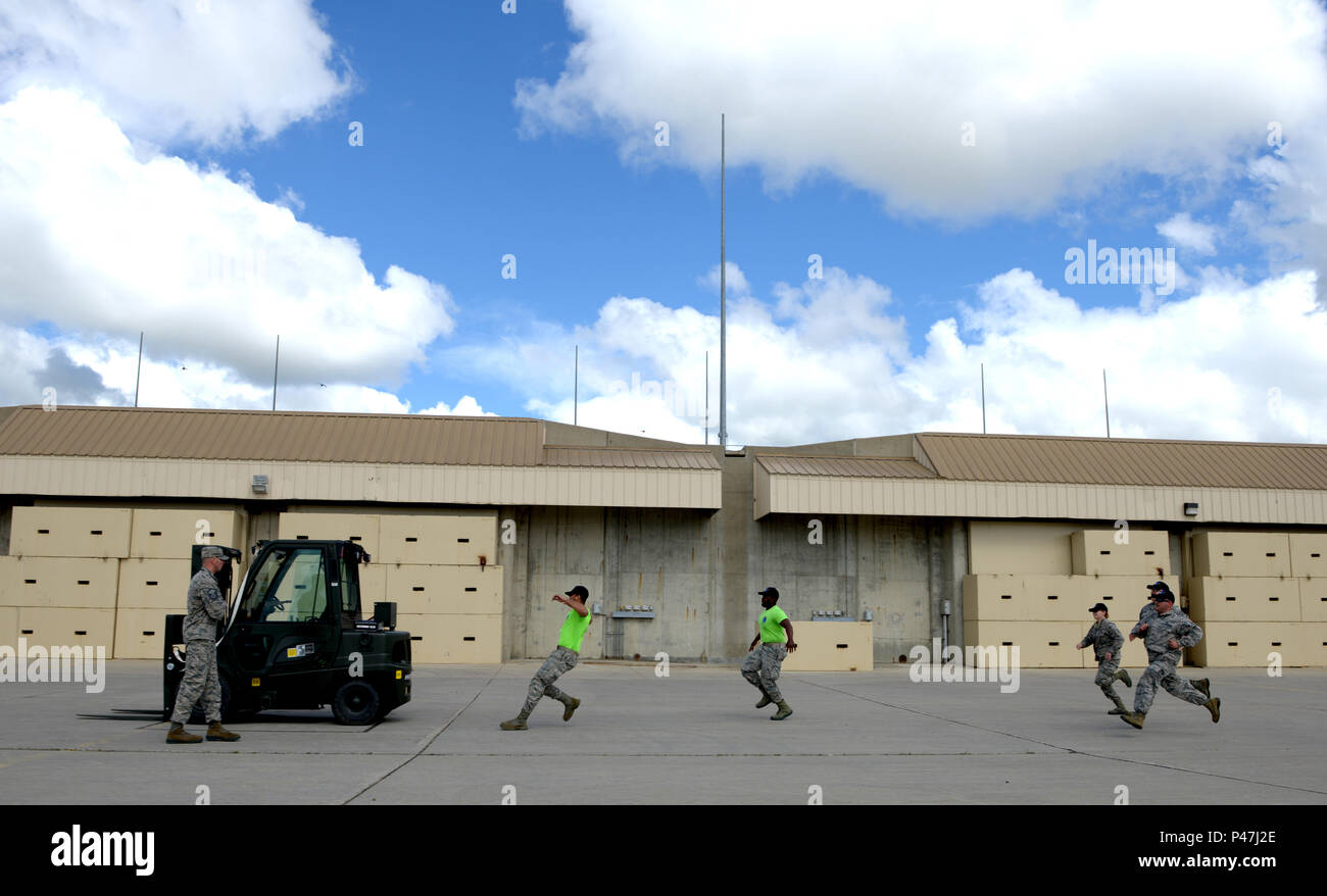 The 705th Munitions Squadron initiated the forklift rodeo at Minot Air ...