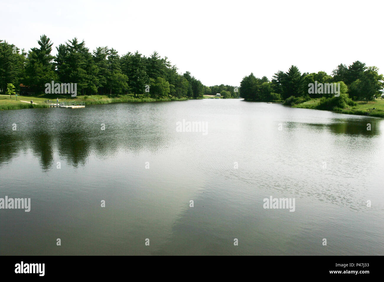 Suukjak Sep Lake near Fort McCoy’s Pine View Campground is shown June