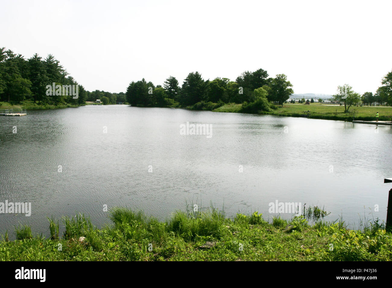 Suukjak Sep Lake near Fort McCoy’s Pine View Campground is shown June