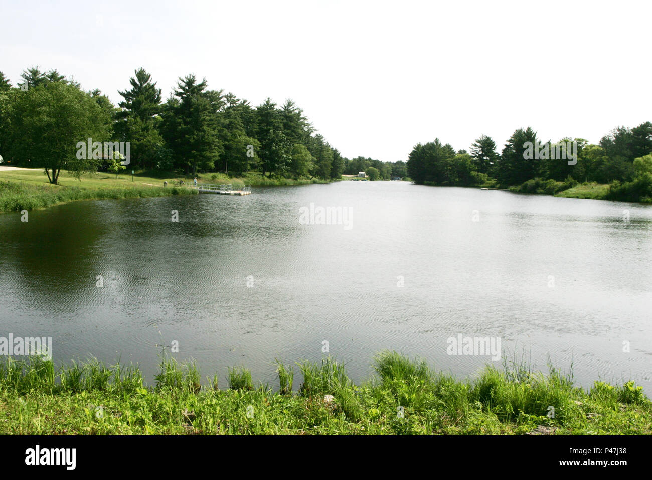 Suukjak Sep Lake near Fort McCoy’s Pine View Campground is shown June