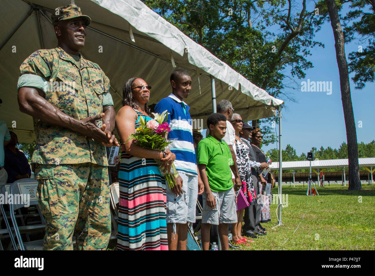 U.S. Marines, Sailors and civilians attend Weapons Training Battalion ...