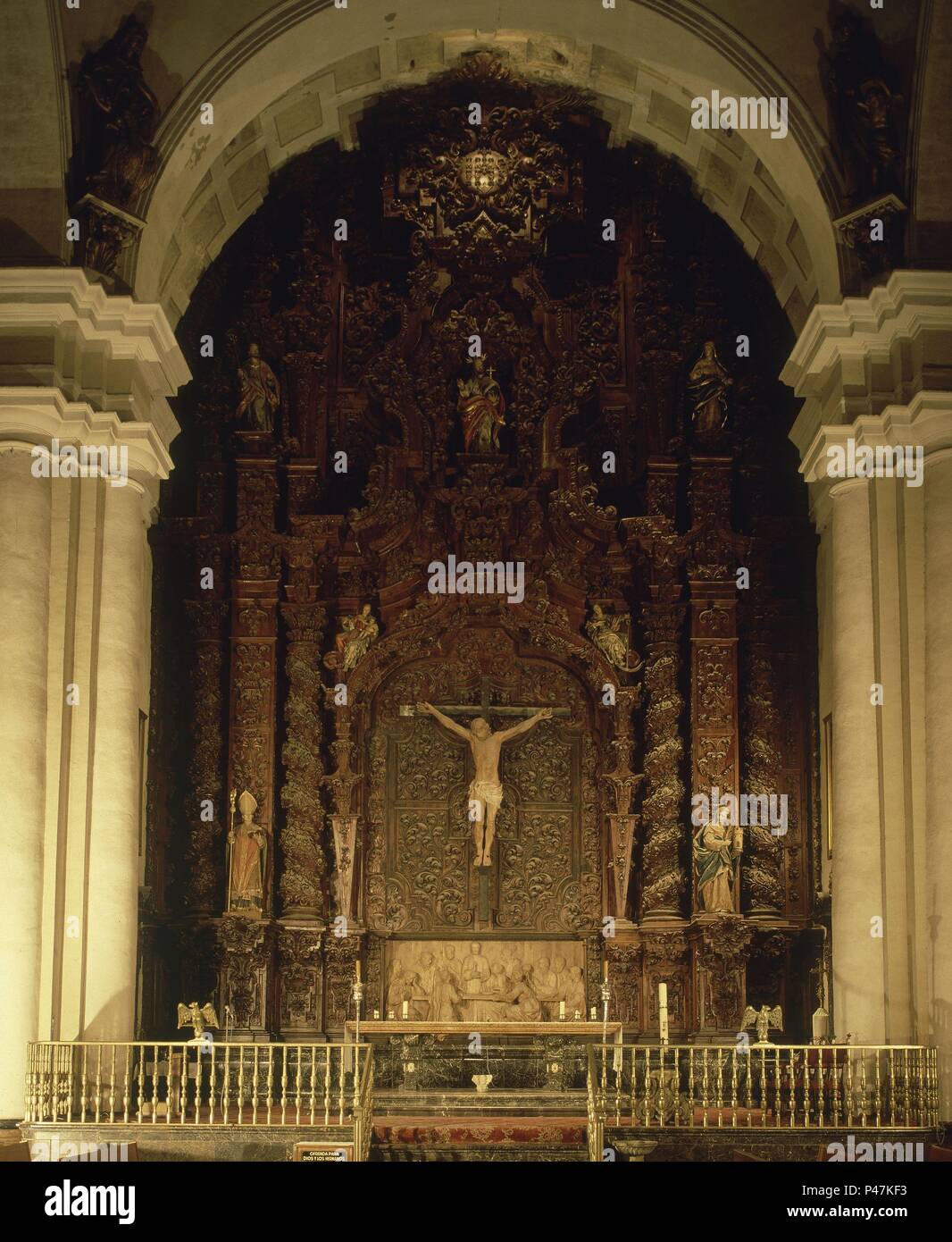RETABLO MAYOR. Location: IGLESIA DE LA COMPANIA, CORDOBA, SPAIN Stock ...