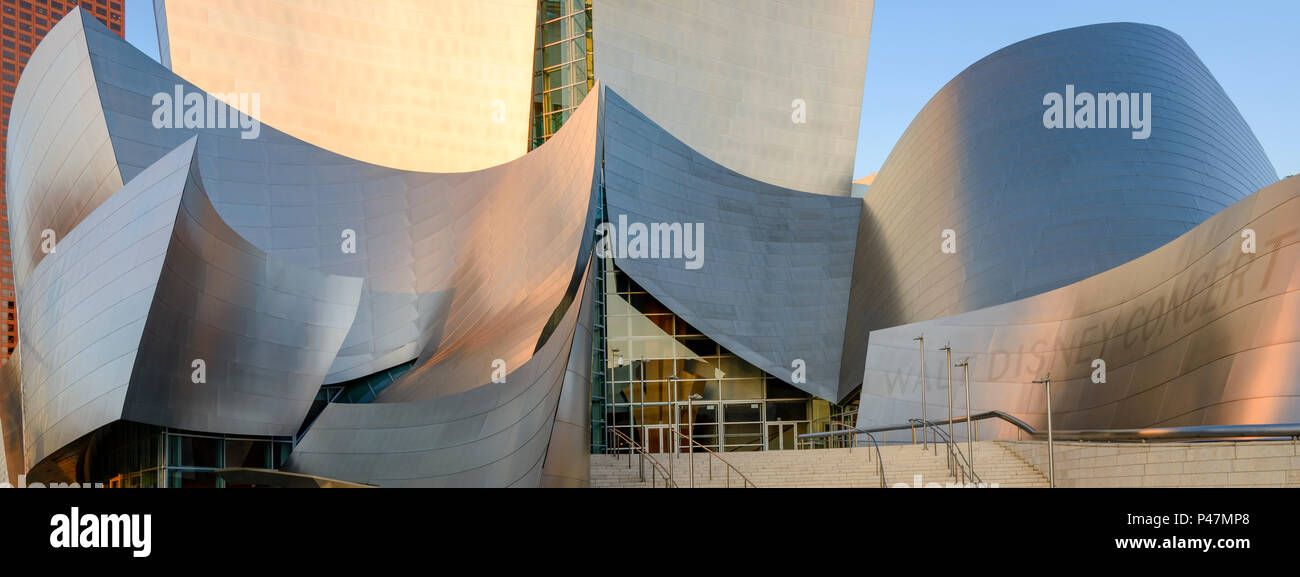 Disney Concert Hall, downtown Los Angeles, California, USA. Stock Photo