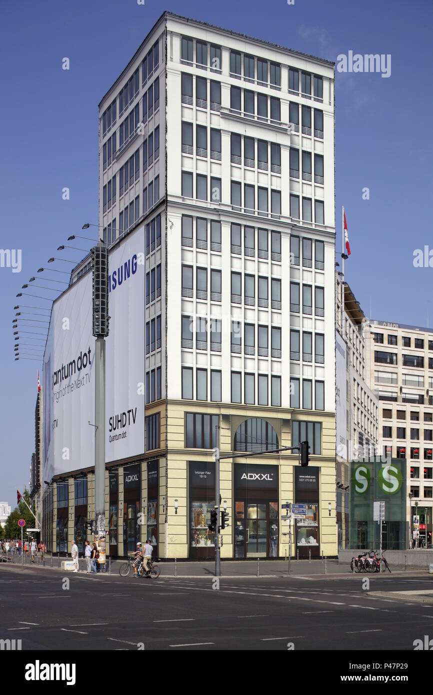 Berlin, Germany, dummy at Leipziger Platz in BerlinMitte Stock Photo