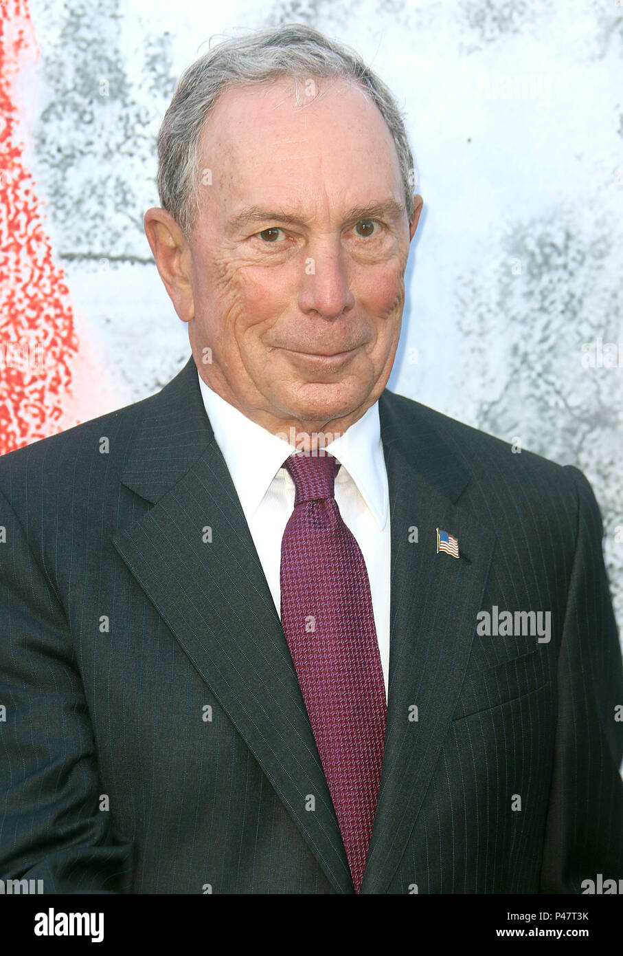 LONDON - JUN 19, 2018:  Michael Bloomberg attends the Serpentine Gallery Summer Party in Kensington Gardens Stock Photo