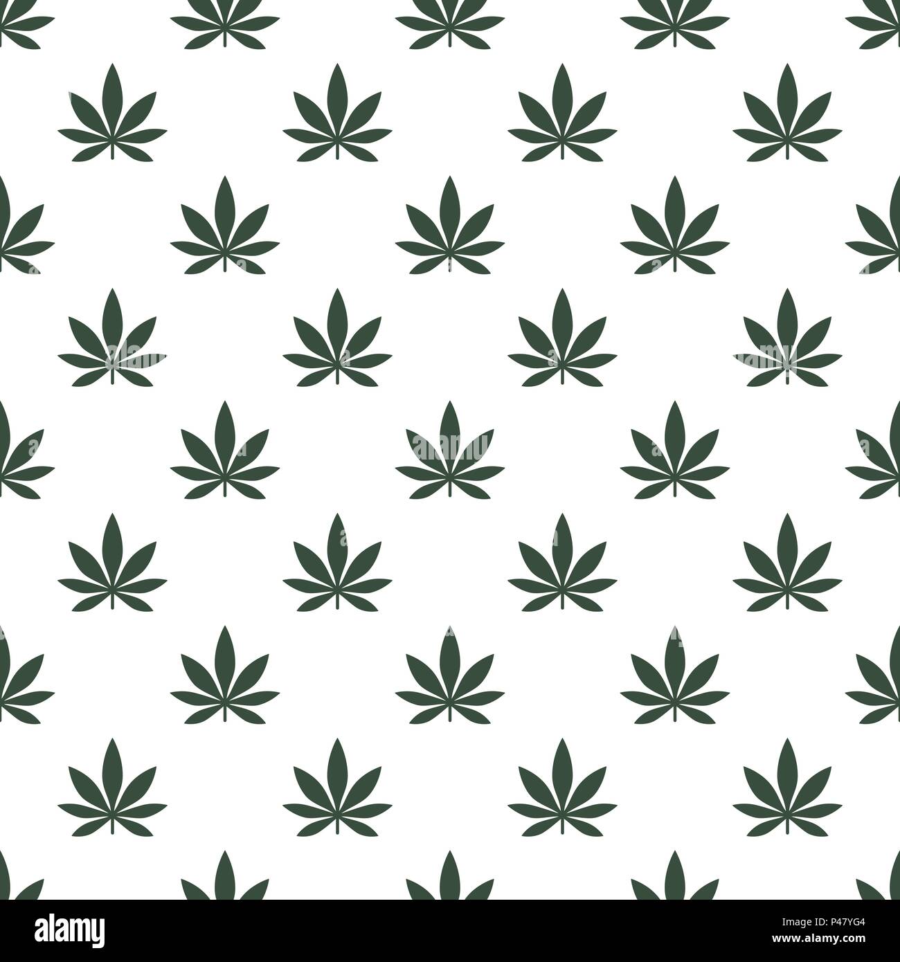 Seamless pattern with marijuana leaf. Cannabis background. Pattern can be  used for fabric design, wallpaper, wrapping papers. Isolated vector  illustra Stock Vector Image & Art - Alamy