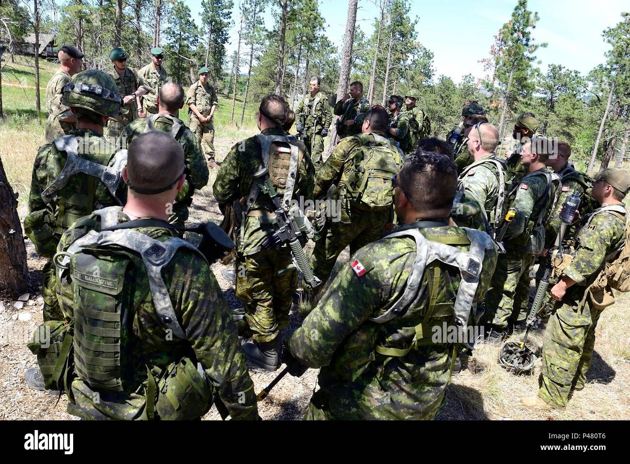 Members of Task Force 41 provide cover fire during dismounted battle ...