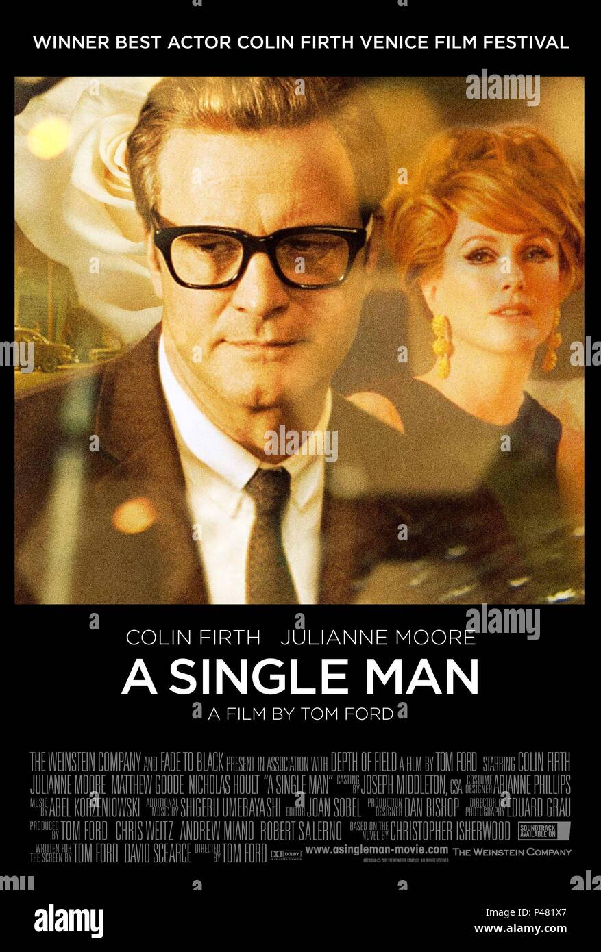 Original Film Title: A SINGLE MAN. English Title: A SINGLE MAN. Film  Director: TOM FORD. Year: 2009. Credit: ARTINA FILMS/DEPTH OF FIELD/FADE TO  BLACK PRODUCTIONS / Album Stock Photo - Alamy