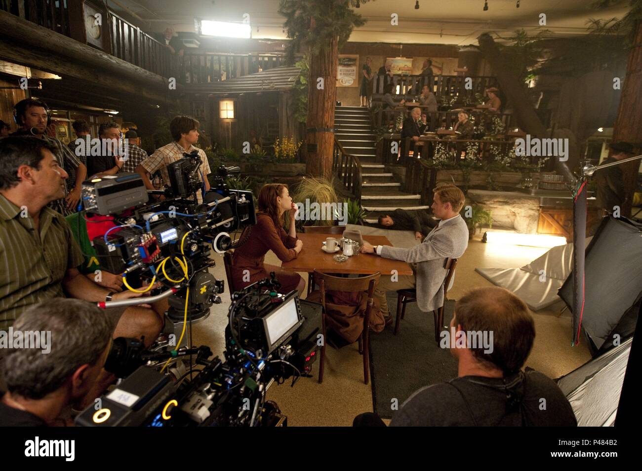 Original Film Title: GANGSTER SQUAD.  English Title: GANGSTER SQUAD.  Film Director: RICHARD FLEISCHER.  Year: 2013.  Stars: RYAN GOSLING; EMMA STONE. Credit: VILLAGE ROADSHOW / Album Stock Photo