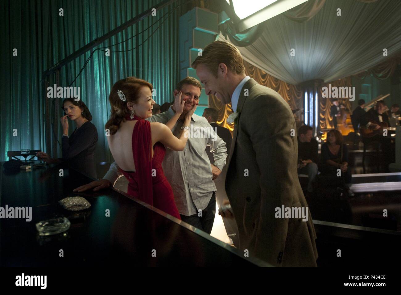 Original Film Title: GANGSTER SQUAD.  English Title: GANGSTER SQUAD.  Film Director: RICHARD FLEISCHER.  Year: 2013.  Stars: RYAN GOSLING; EMMA STONE. Credit: VILLAGE ROADSHOW / Album Stock Photo