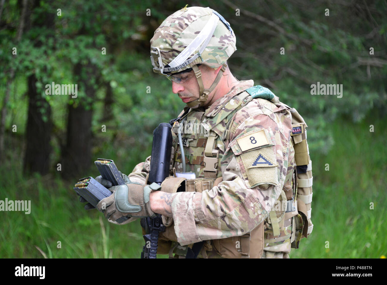 U. S. Army Sgt. 1st Class Gabriel Rodriguez, assigned to 7th Army ...