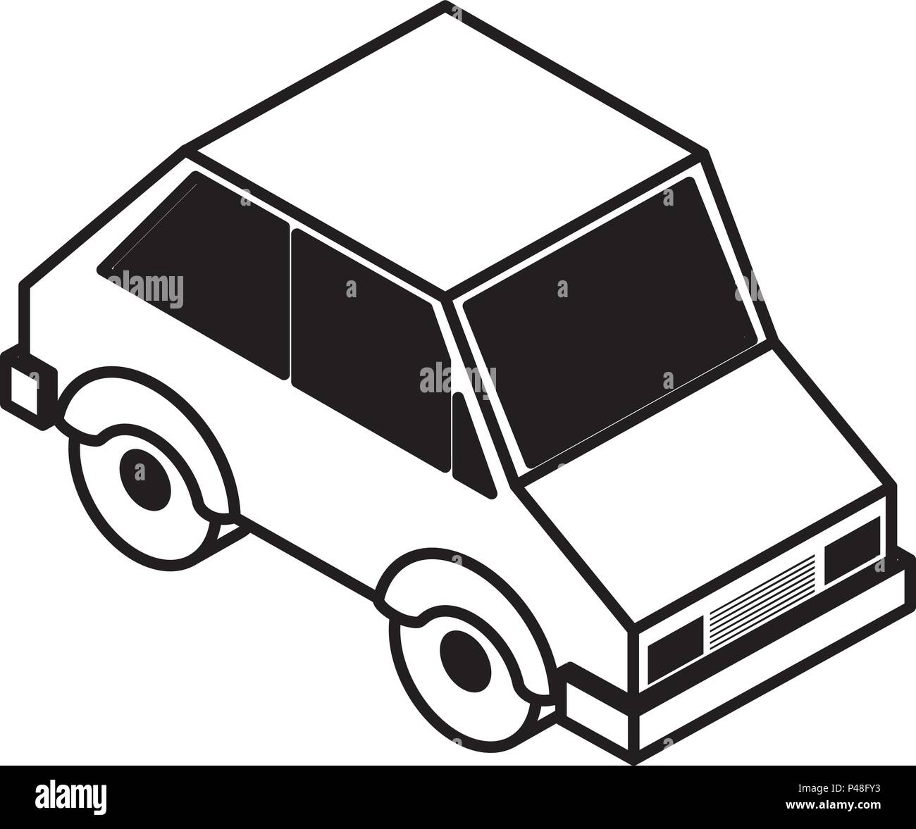 sedan car isometric icon Stock Vector Image & Art - Alamy