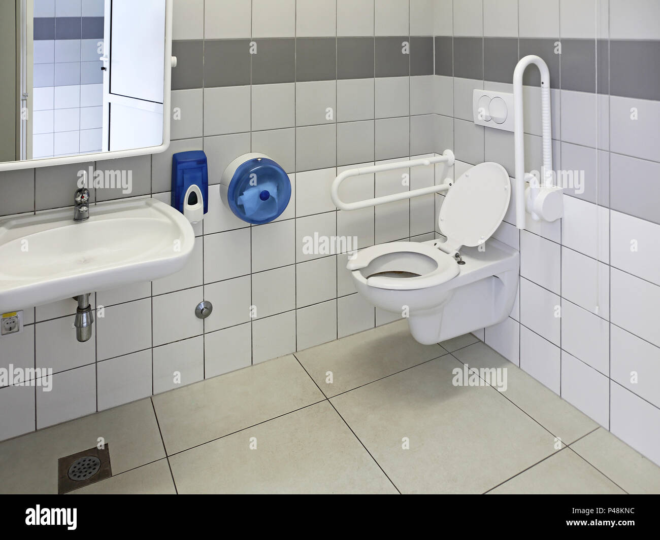 Accessible Toilet for People With Physical Disabilities Stock Photo Alamy