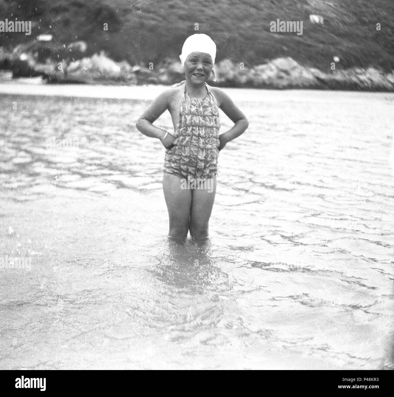 1950s swimming costume