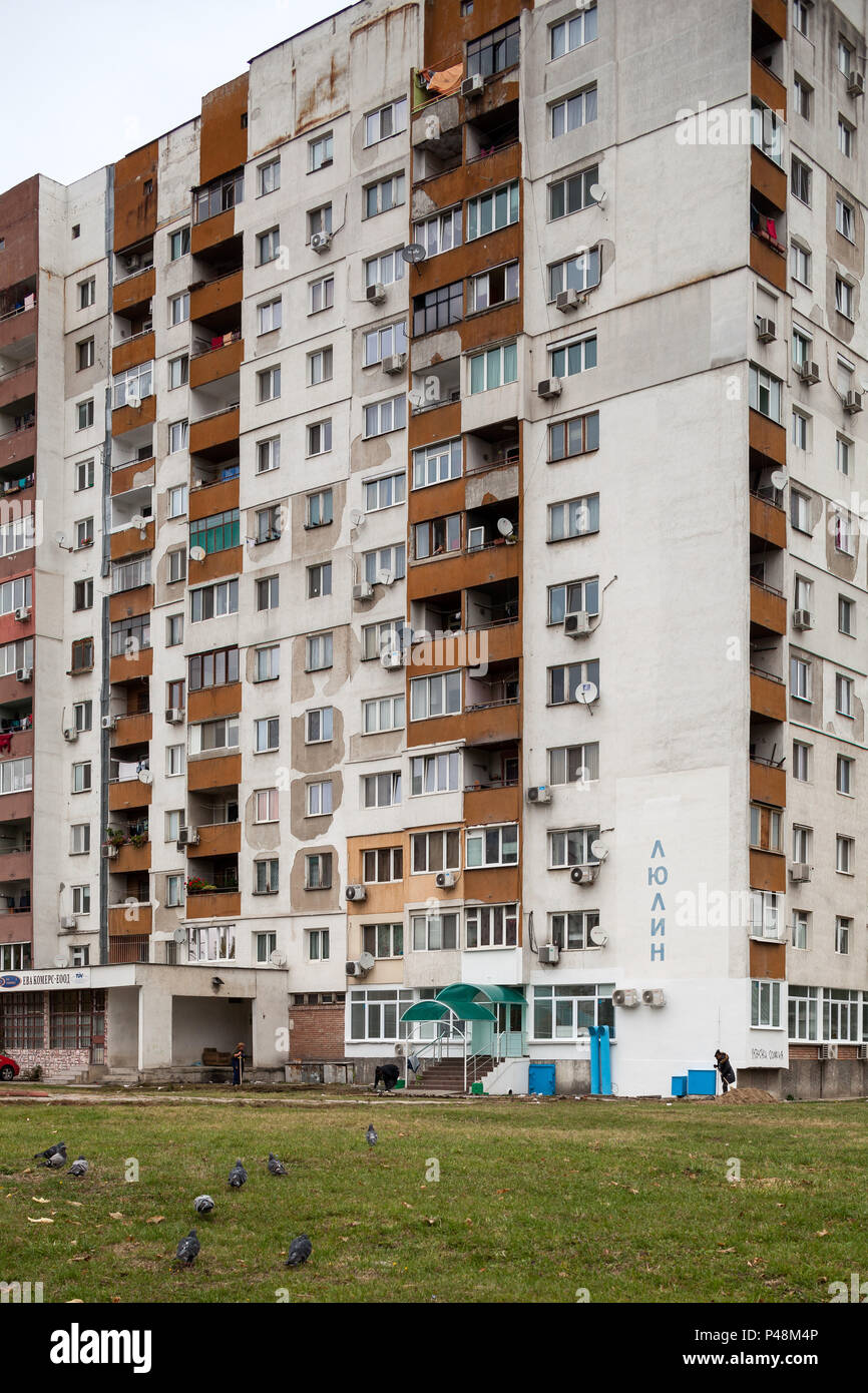 Sofia, Bulgaria, prefabricated housing estate Stock Photo Alamy