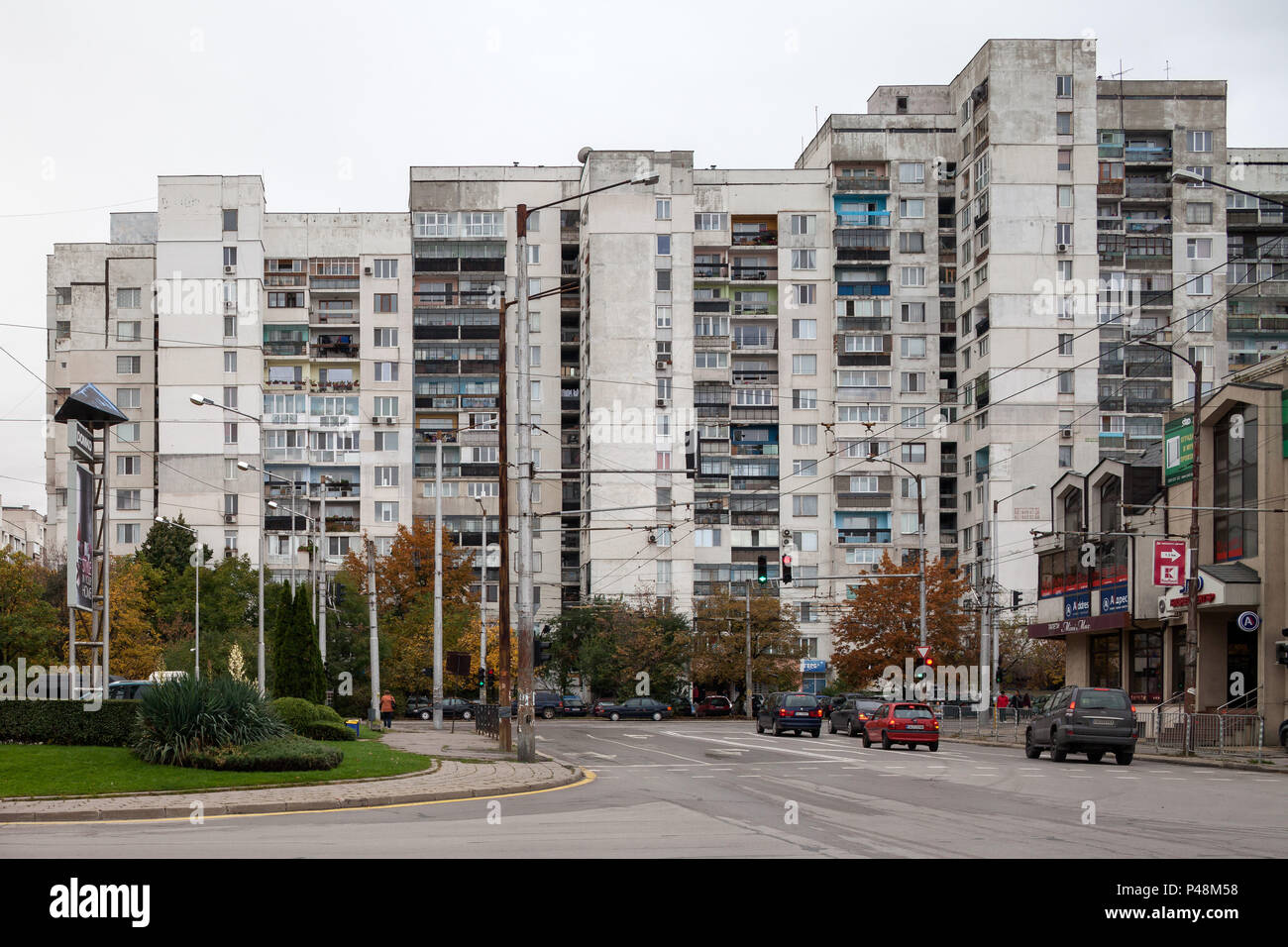 Sofia, Bulgaria, prefabricated housing estate Stock Photo Alamy