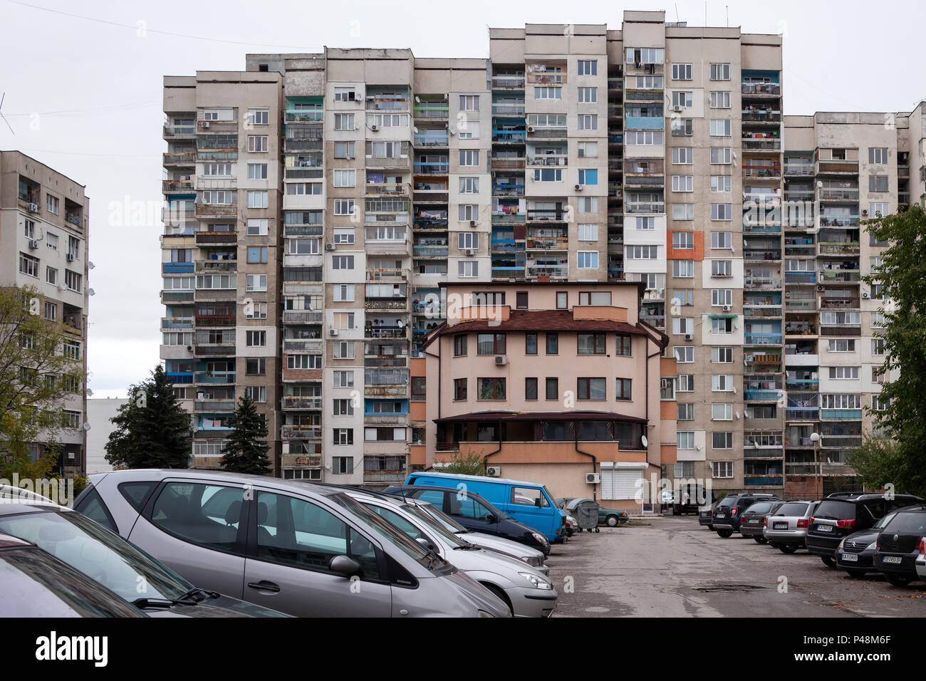 Sofia, Bulgaria, prefabricated housing estate Stock Photo Alamy