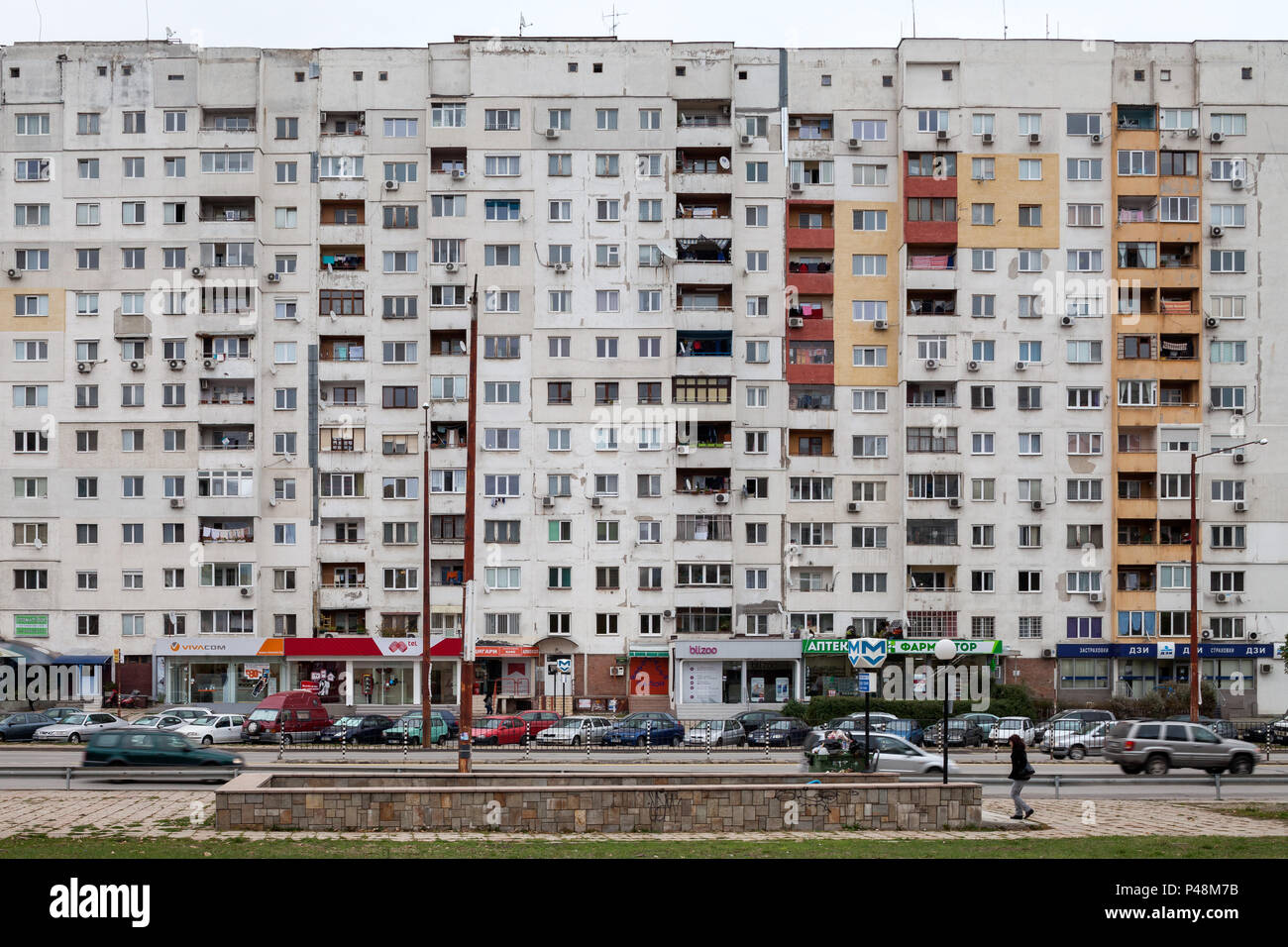 Sofia, Bulgaria, prefabricated building Stock Photo Alamy