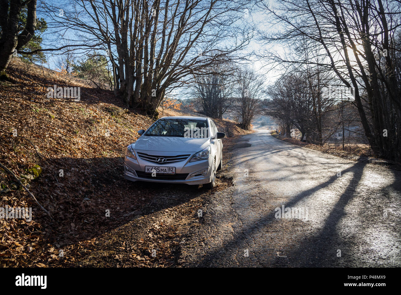 Hyundai accent rally car speed hi-res stock photography and images - Alamy