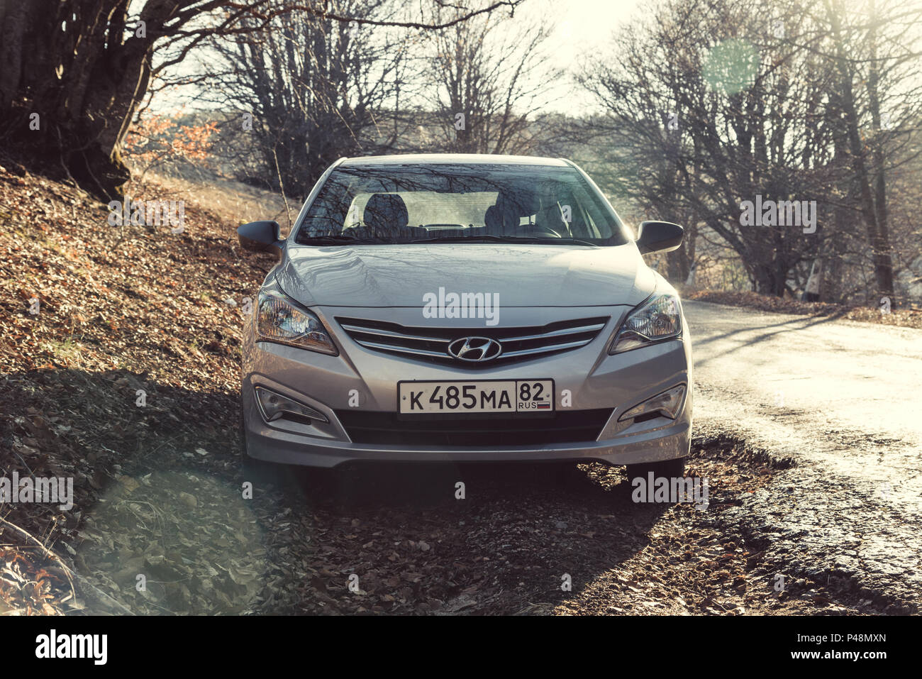 Hyundai accent rally car speed hi-res stock photography and images - Alamy