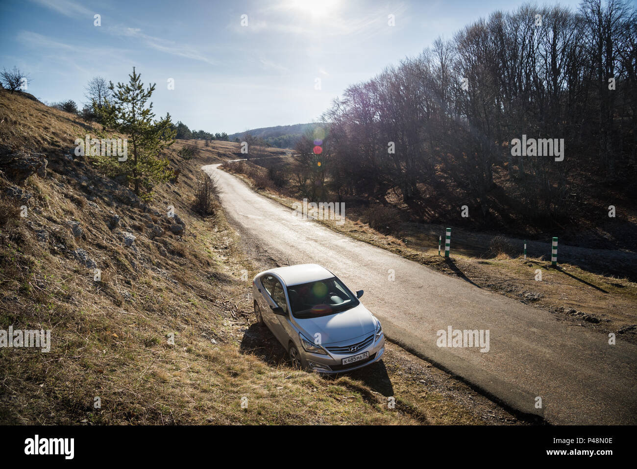 Hyundai accent rally car speed hi-res stock photography and images - Alamy