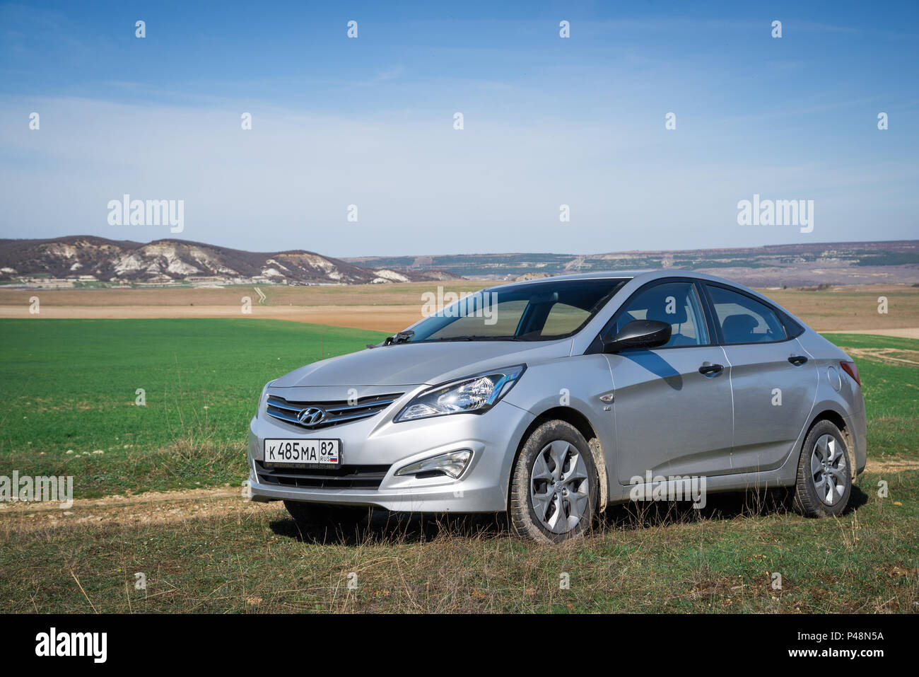 Hyundai accent rally car hi-res stock photography and images - Alamy