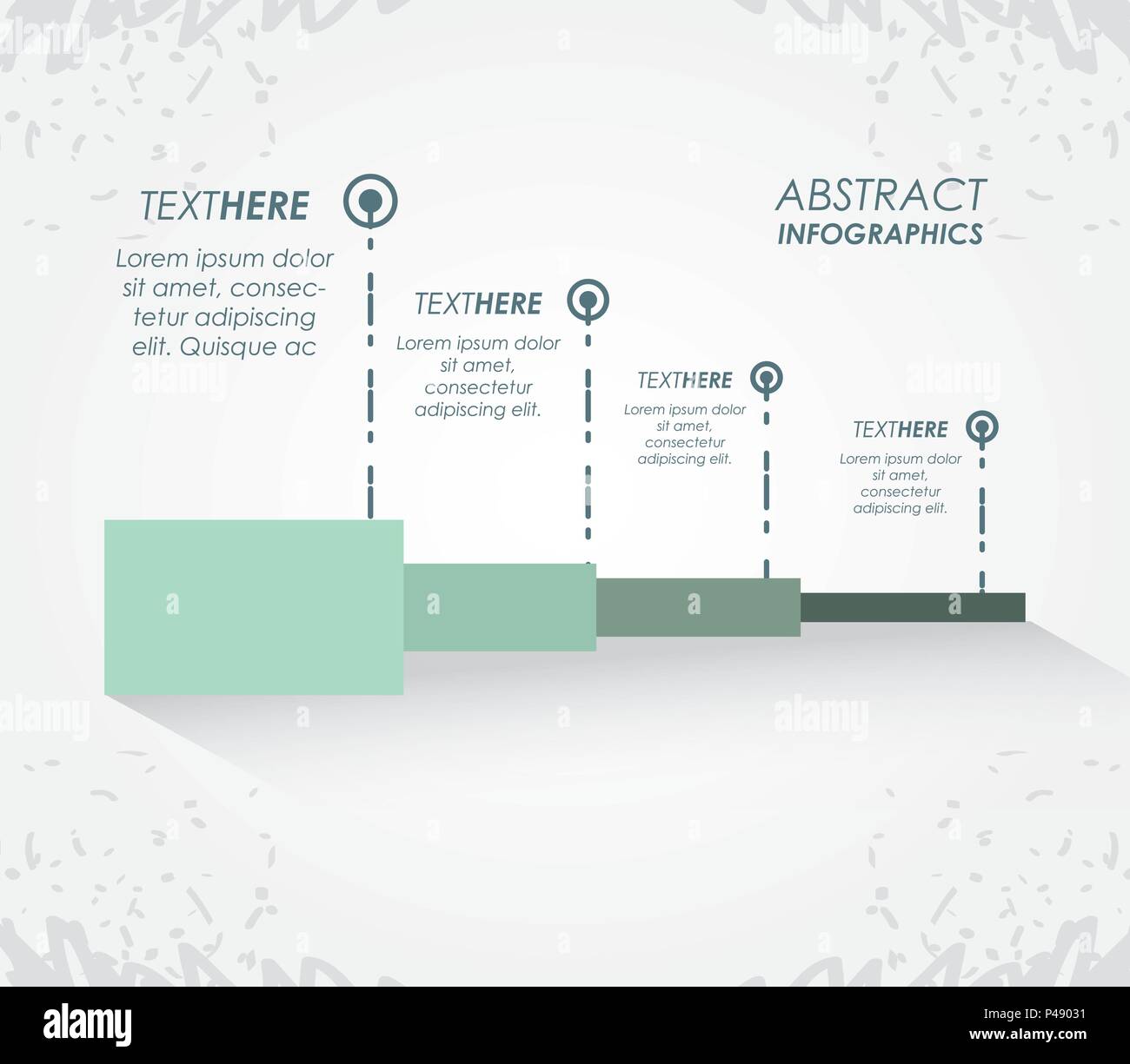 abstract infographics with bars sketches vector illustration Stock ...