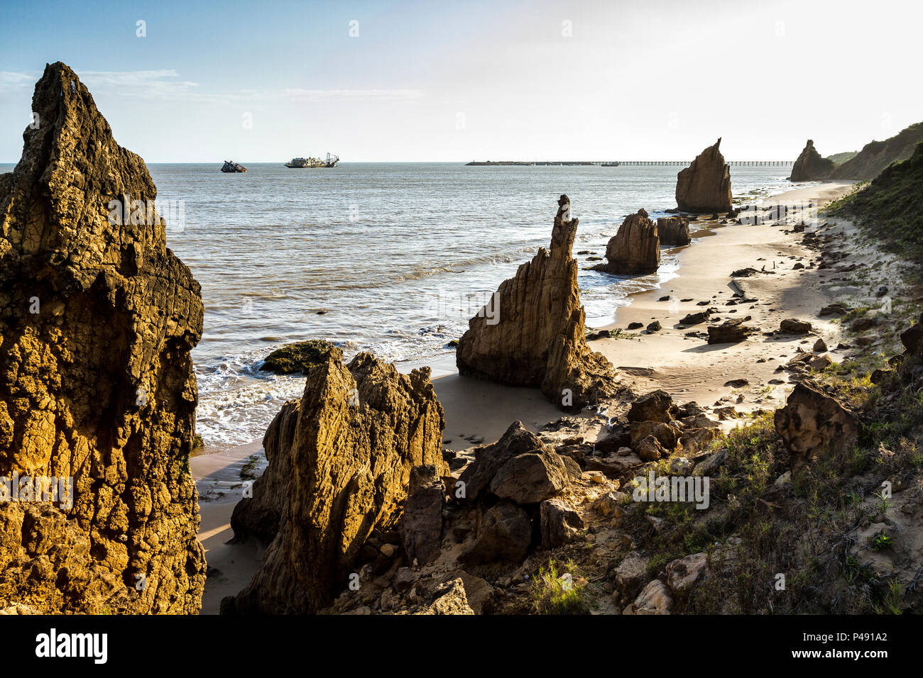 Rock Formation In Las Piedras De Martin Beach Playa Las Piedras De 