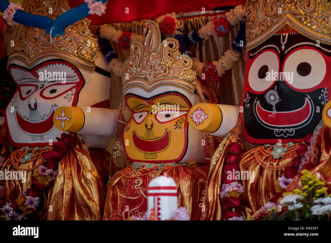 BELO HORIZONTE, MG - 22.08.2015: FESTIVAL RATHA-YATRA - evento religioso-cultural  milenar organizado pela Movimento Hare Krishna de Belo Horizonte. (Foto:  Nereu Jr. / Fotoarena Stock Photo - Alamy