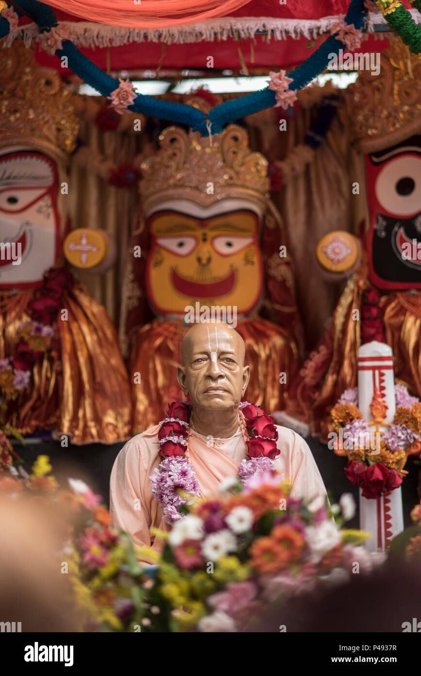 BELO HORIZONTE, MG - 22.08.2015: FESTIVAL RATHA-YATRA - evento religioso-cultural  milenar organizado pela Movimento Hare Krishna de Belo Horizonte. (Foto:  Nereu Jr. / Fotoarena Stock Photo - Alamy