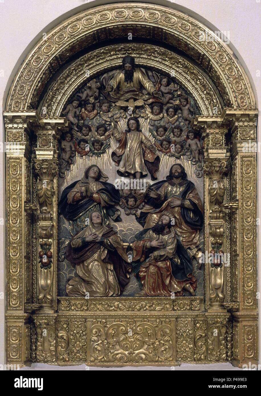 RETABLO DE LA SAGRADA FAMILIA - SIGLO XVIII. Author: ANONIMO GENOVES. Location: IGLESIA CONVENTUAL DE JESUS MARIA Y JOSE, MEDINA SIDONIA, CADIZ, SPAIN Stock Photo - Alamy RETABLO DE LA SAGRADA FAMILIA - SIGLO XVIII. Author: ANONIMO GENOVES. Location: IGLESIA CONVENTUAL DE JESUS MARIA Y JOSE, MEDINA SIDONIA, CADIZ, SPAIN Stock Photo - Alamy