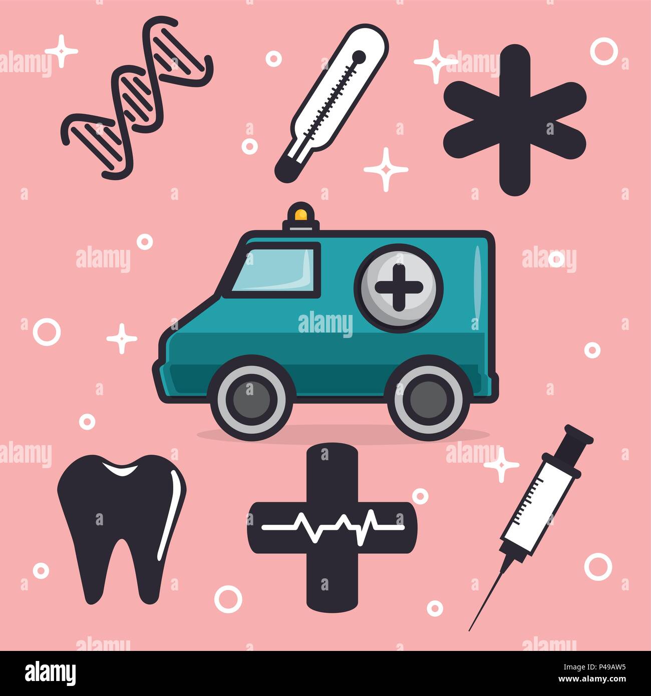 medical healthcare set icons Stock Vector Image & Art - Alamy