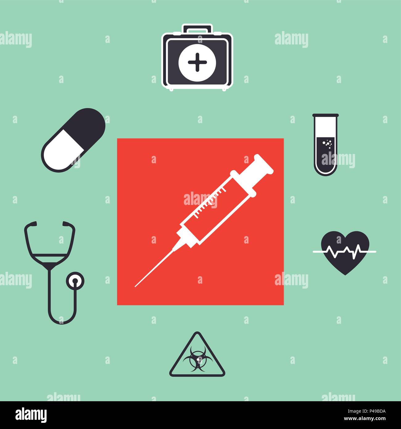 medical healthcare set icons Stock Vector Image & Art - Alamy