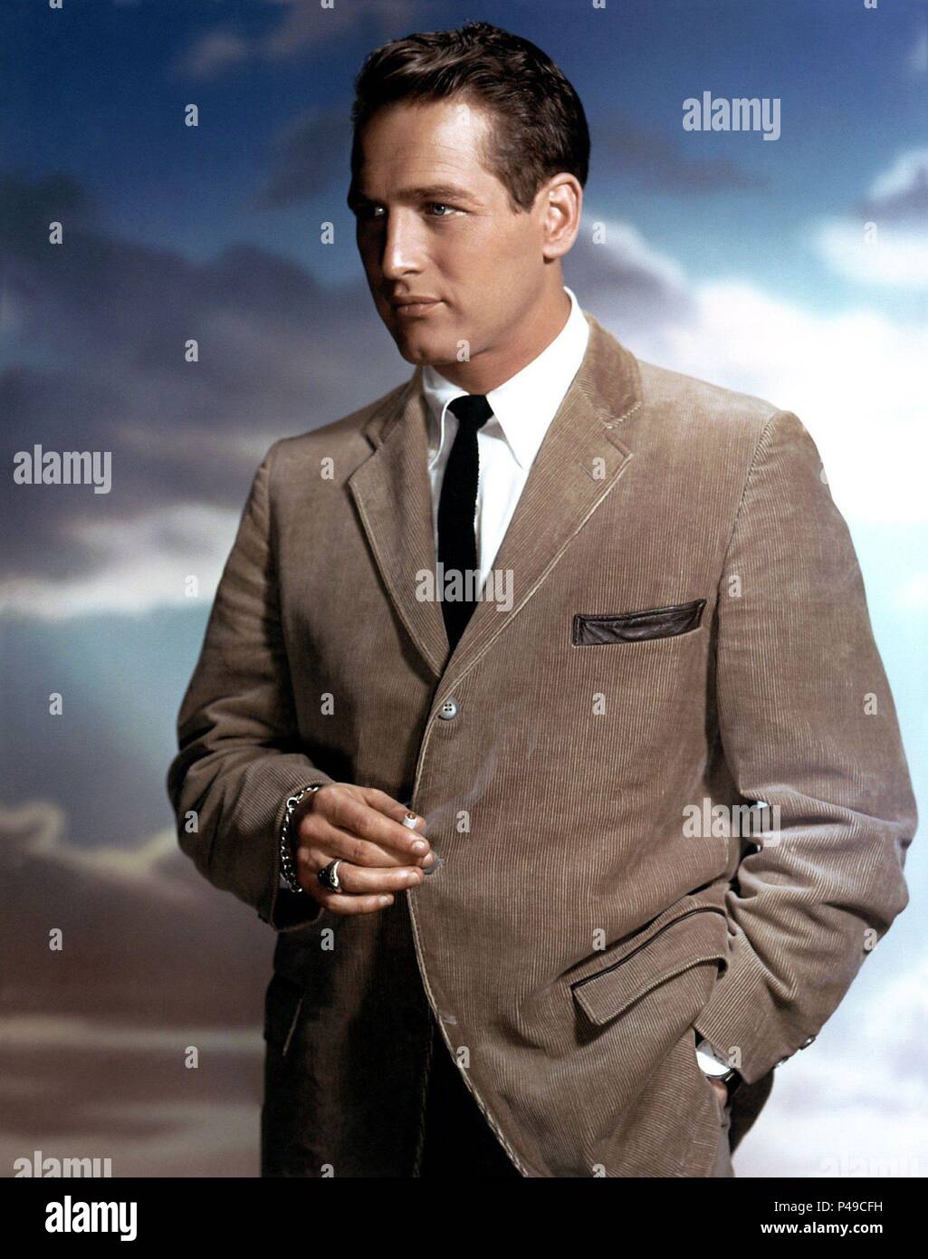 Stars: PAUL NEWMAN. Stock Photo