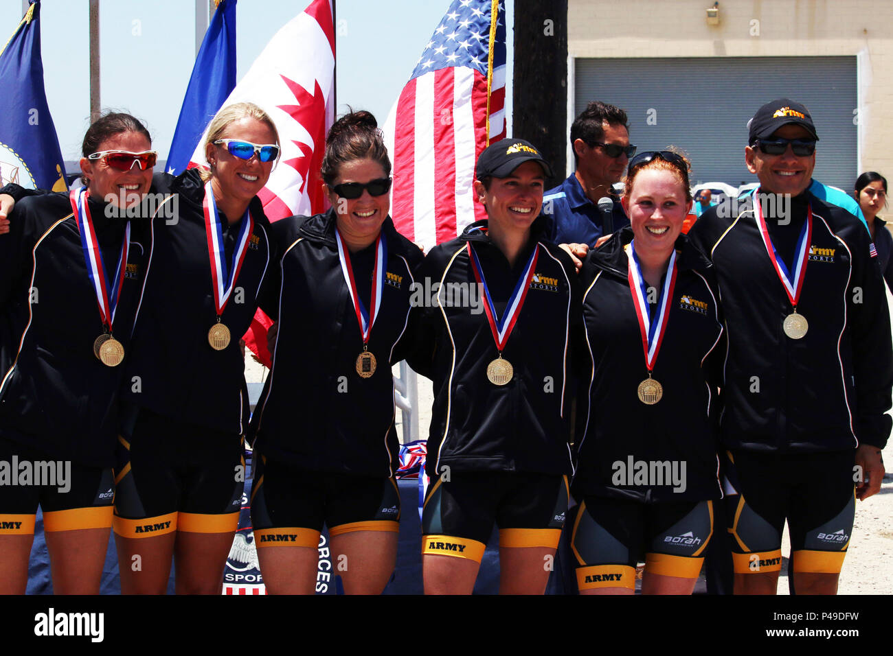 Army Women capture the 2016 Armed Forces Triathlon women's title. From