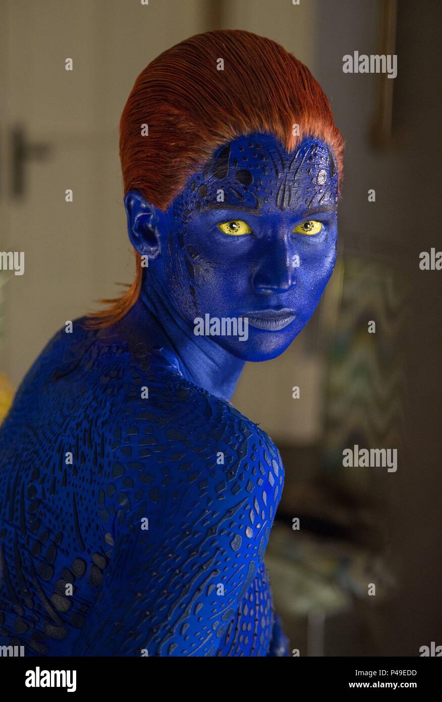 jennifer-lawrence-x-men-film-still-hi-res-stock-photography-and-images