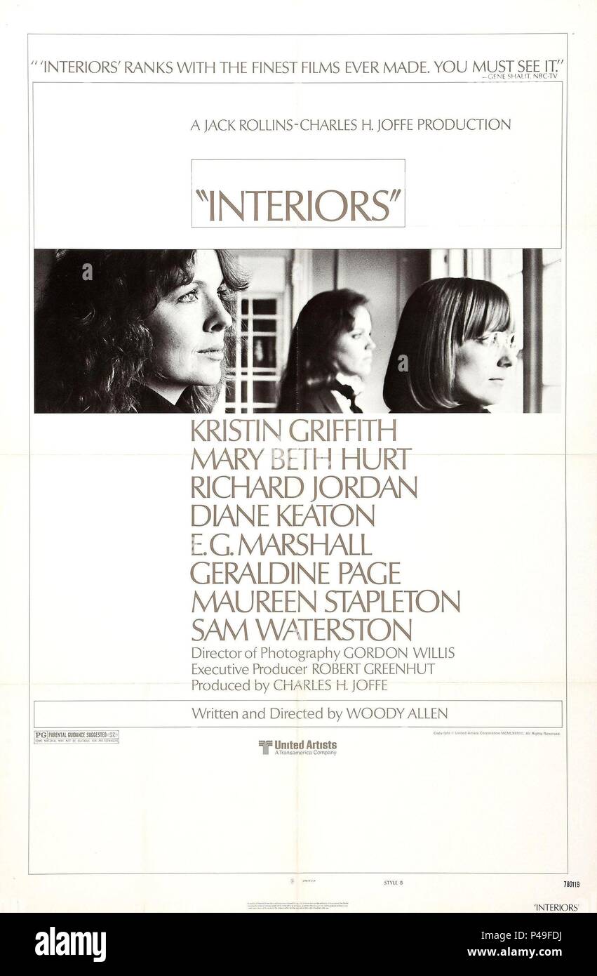 Original Film Title Interiors English Title Interiors
