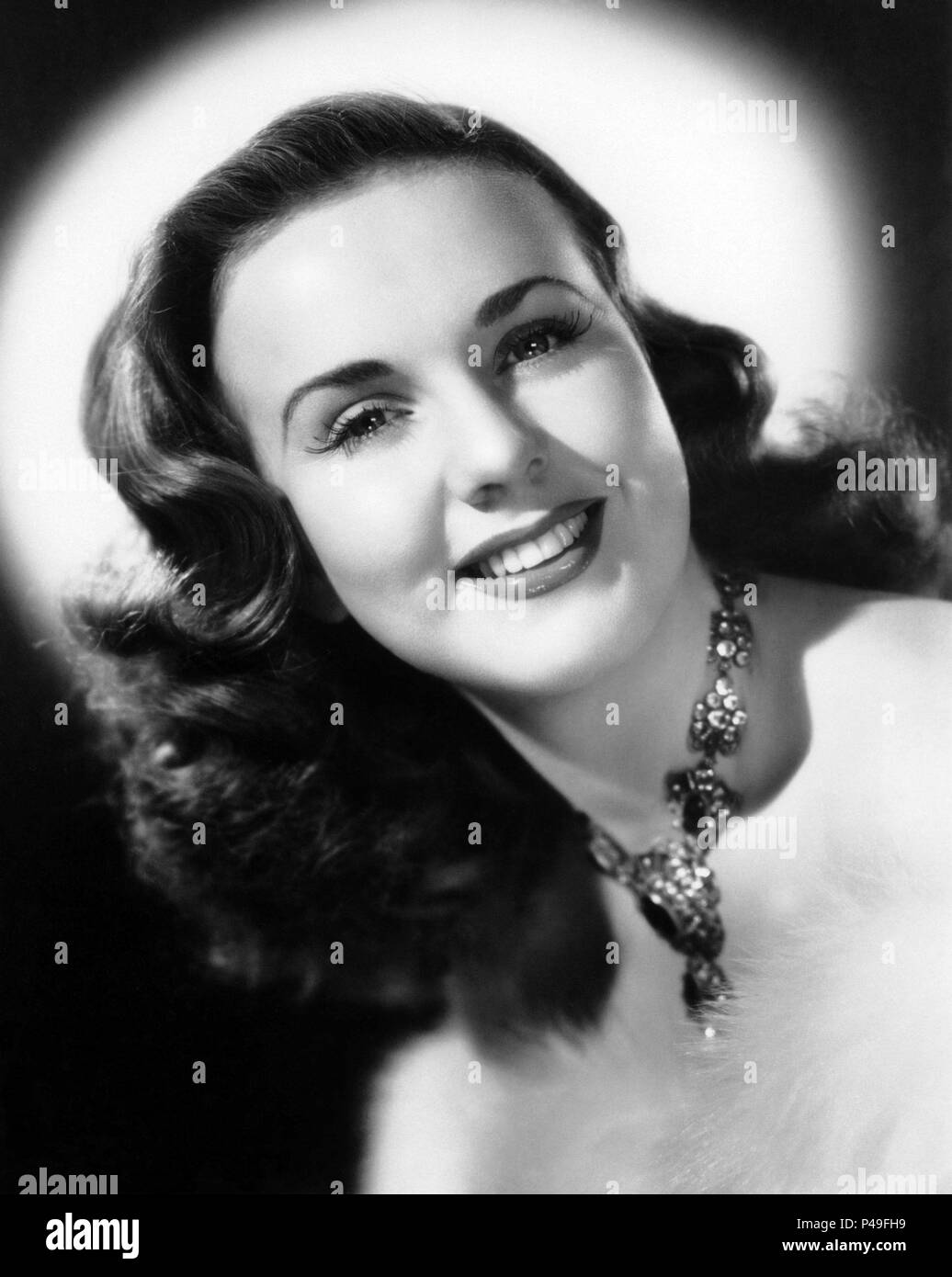 Stars: DEANNA DURBIN. Stock Photo